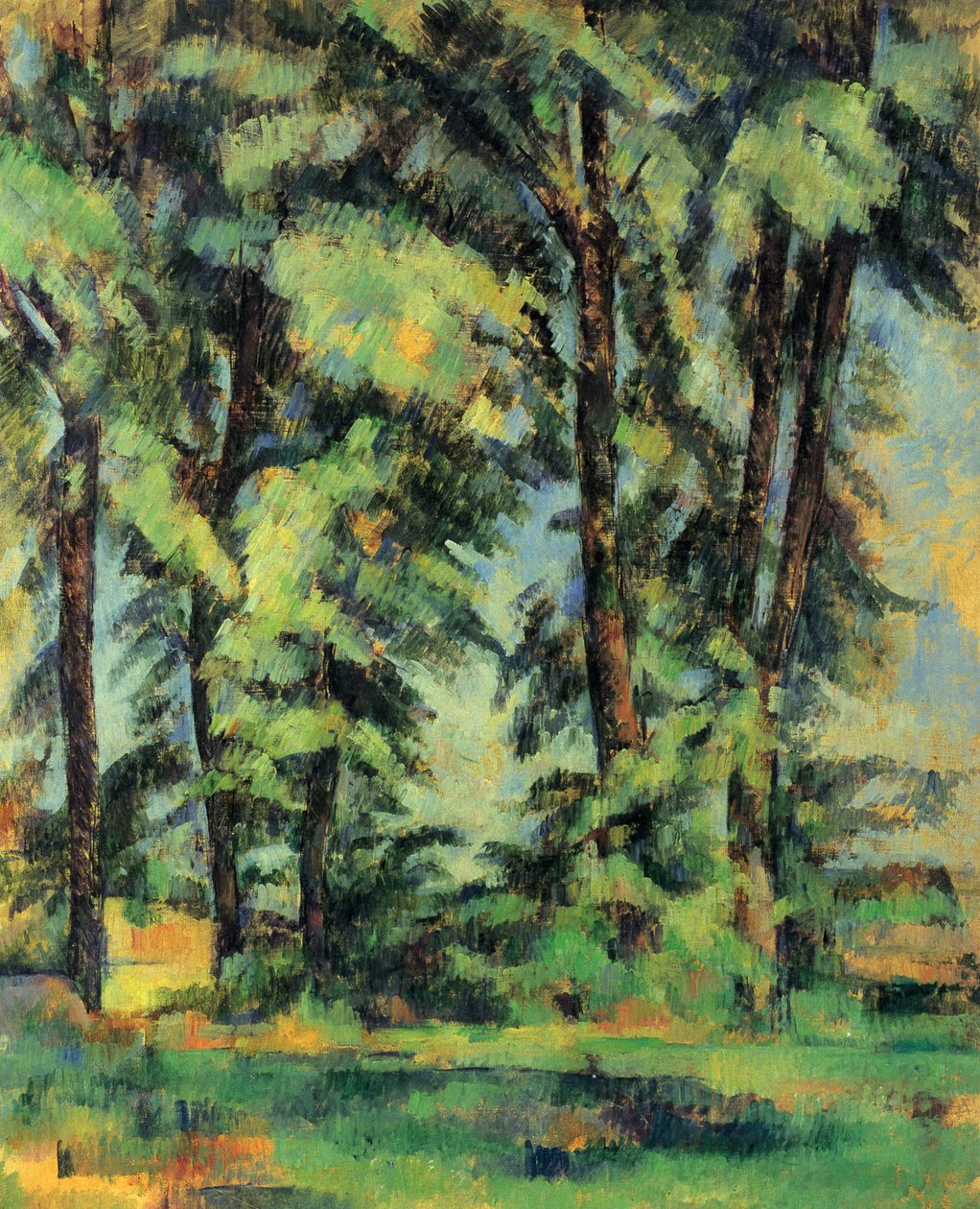 Jas de Bouffanin suuret puut tekijältä Paul Cézanne