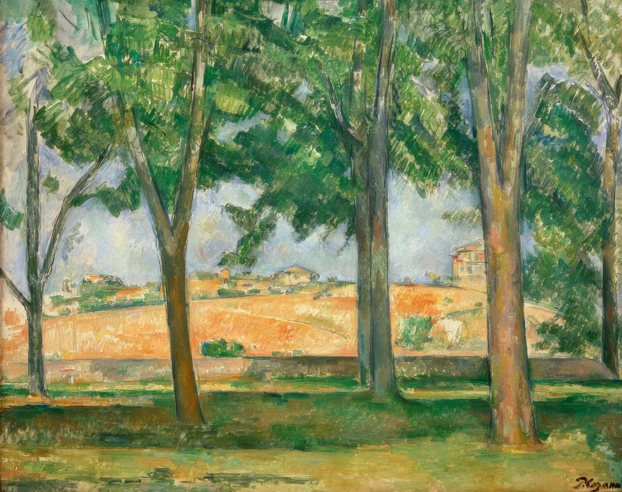 Jas de Bouffanin kastanjapuut tekijältä Paul Cézanne