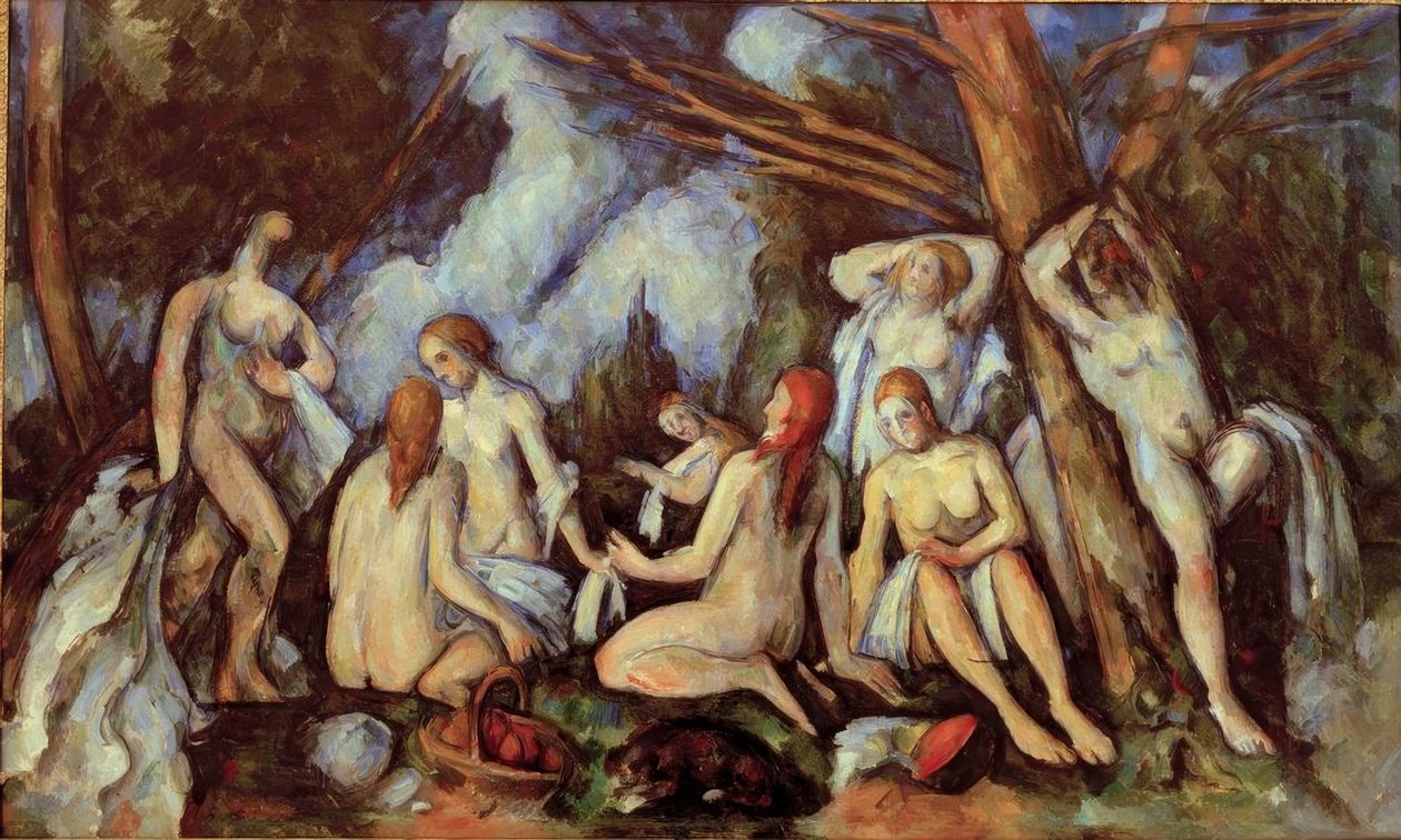 Les grandes baigneues tekijältä Paul Cézanne