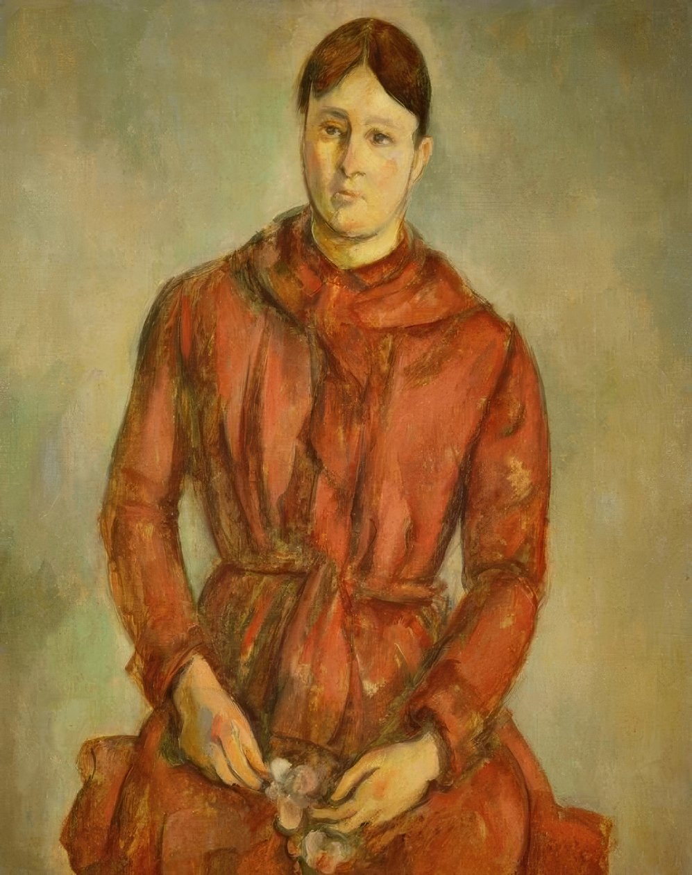 Madame Cézanne en rouge tekijältä Paul Cézanne