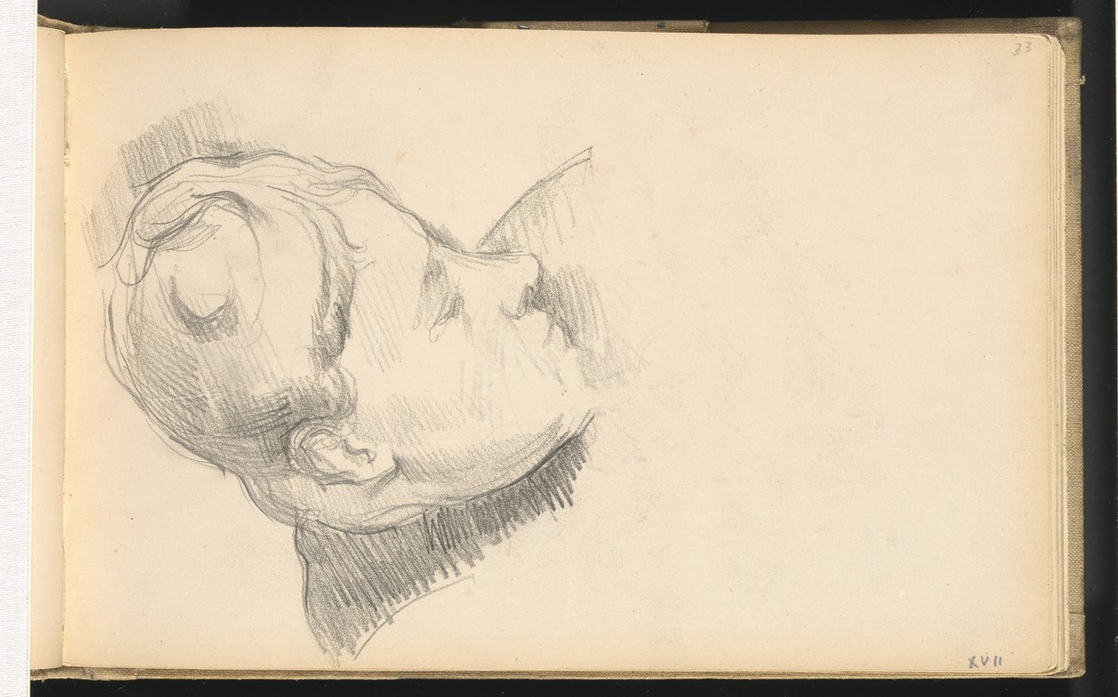 Madame Cézanne pää alhaalla tekijältä Paul Cézanne