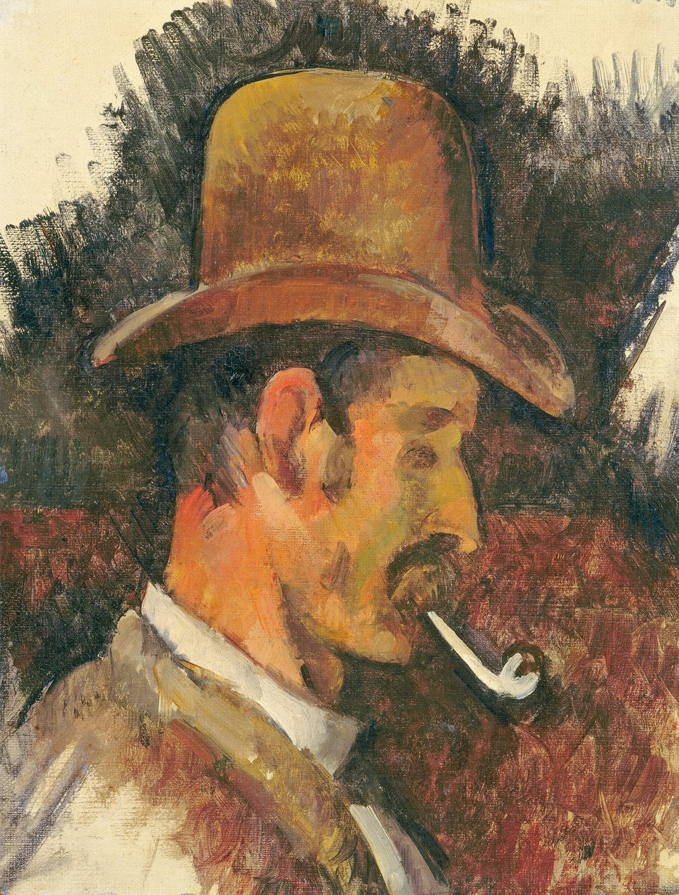 Mies piipun kanssa, 1892-96 tekijältä Paul Cézanne