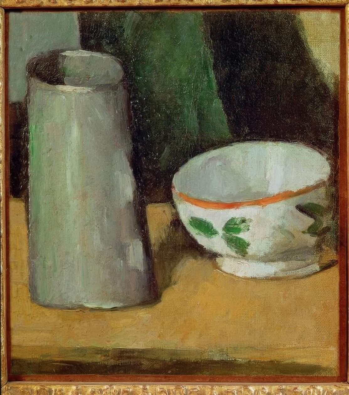 Milchschale und Kanne tekijältä Paul Cézanne