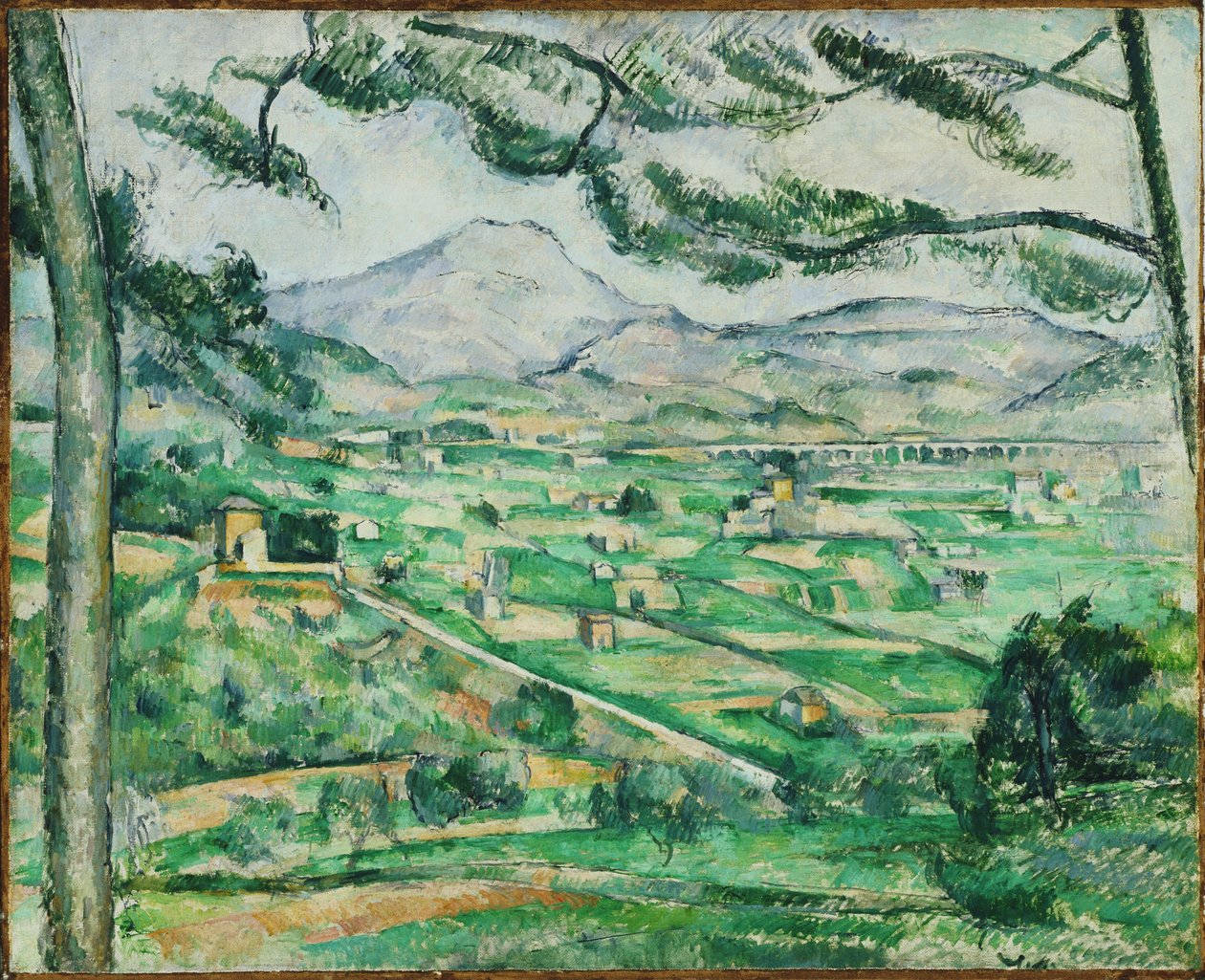 Mont Sainte-Victoire tekijältä Paul Cézanne