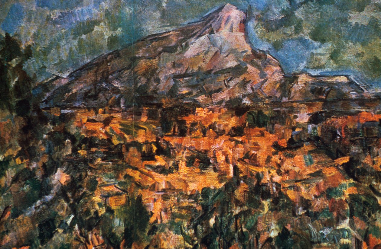 Mount Sainte-Victoire, 1904 tekijältä Paul Cézanne