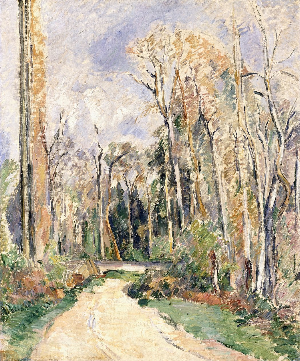 Polku metsän sisäänkäynnissä, n.1879 tekijältä Paul Cézanne