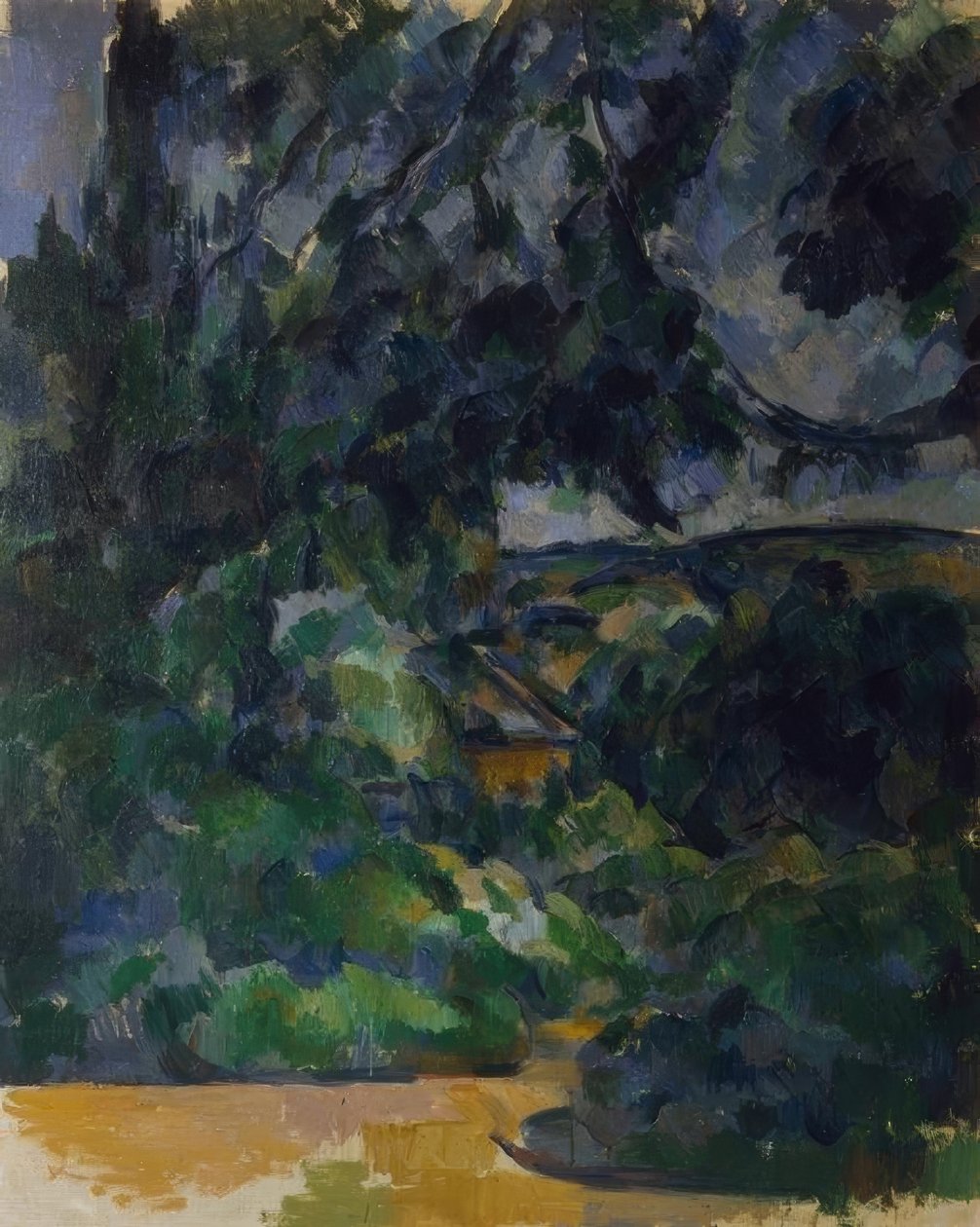 Sininen maisema tekijältä Paul Cézanne