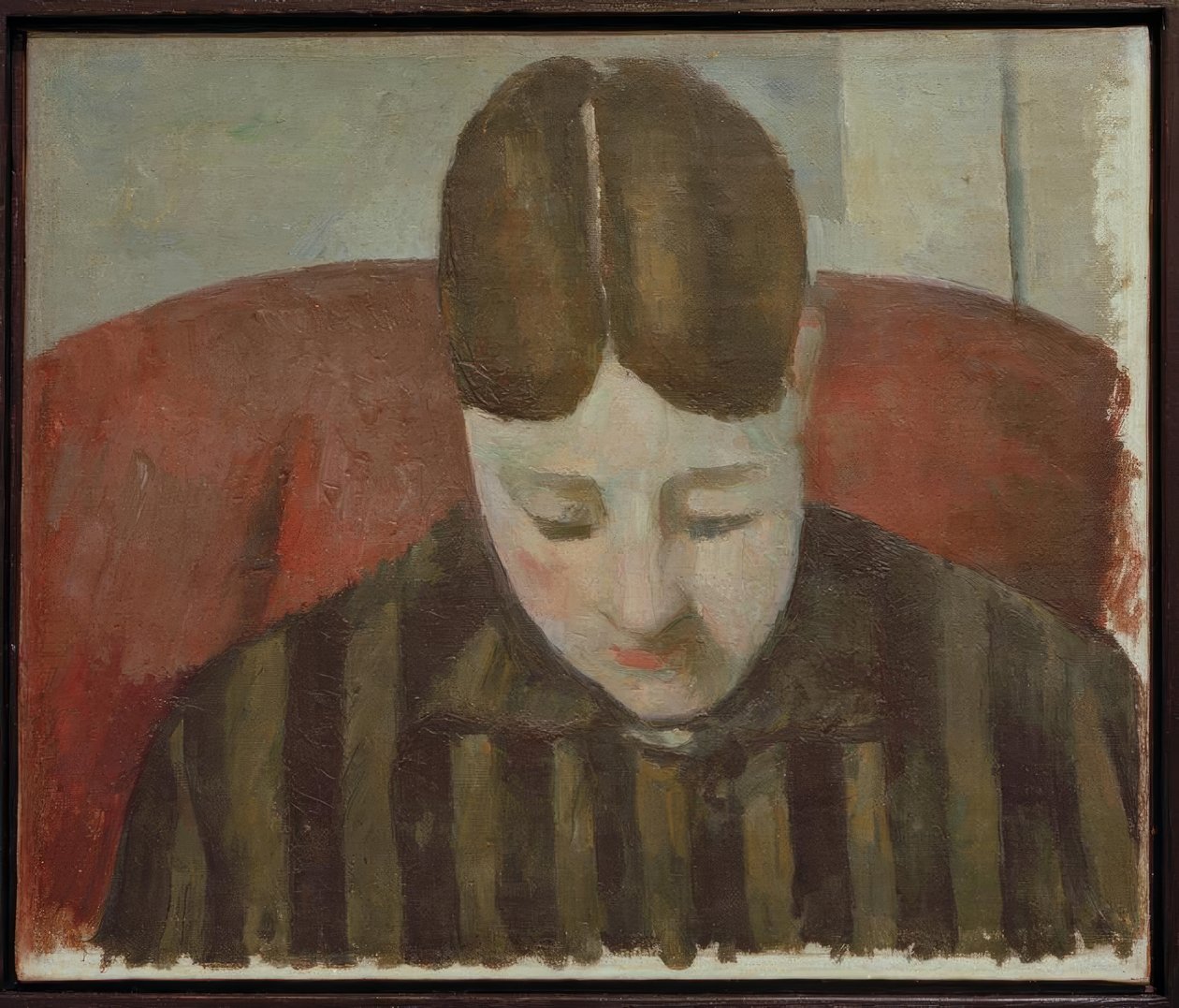 Madame Cézannen muotokuva tekijältä Paul Cézanne