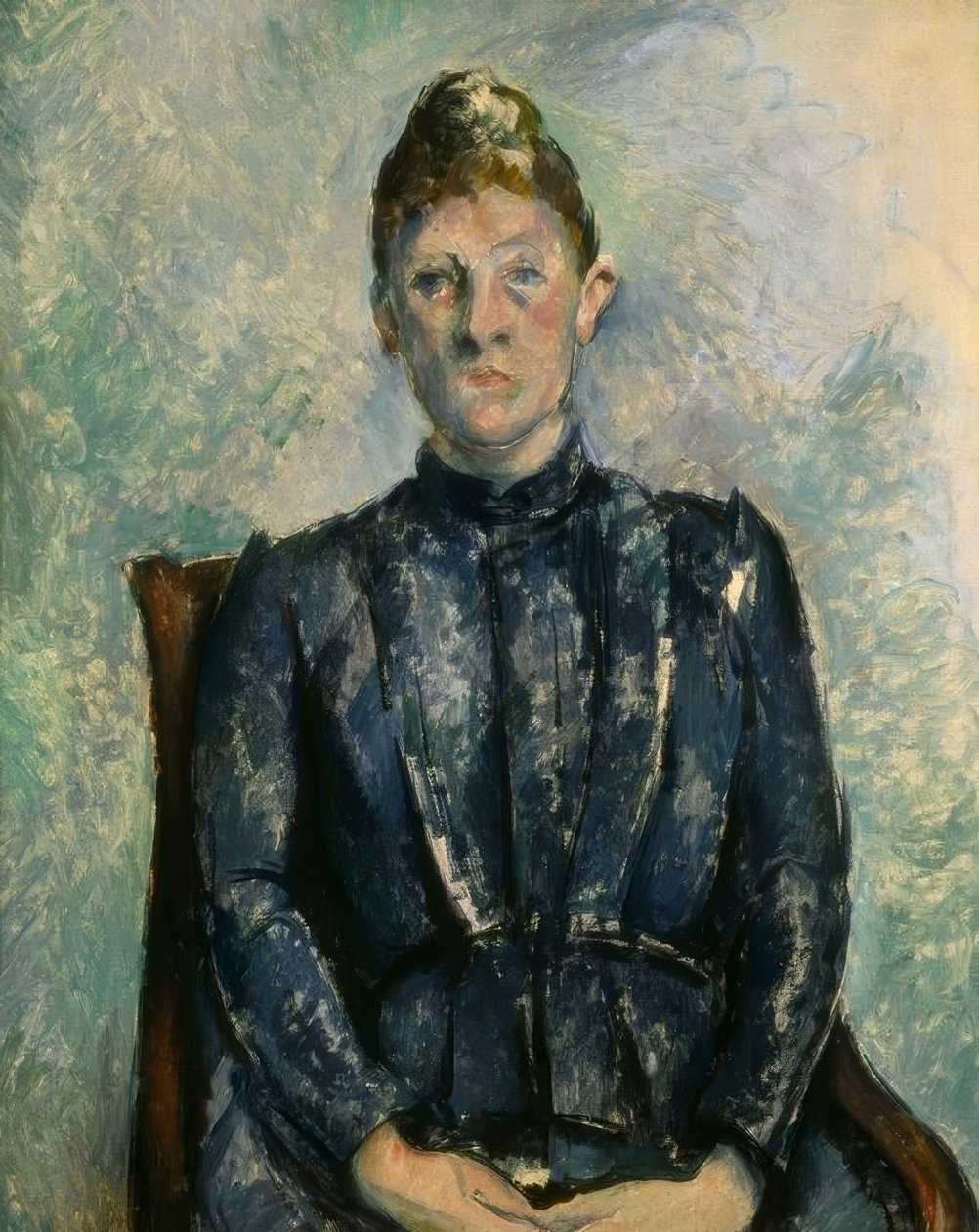 Madame Cézannen muotokuva tekijältä Paul Cézanne