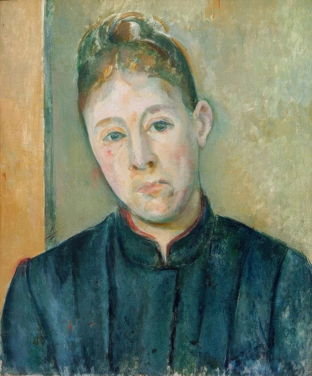 Madame Cézannen muotokuva tekijältä Paul Cézanne