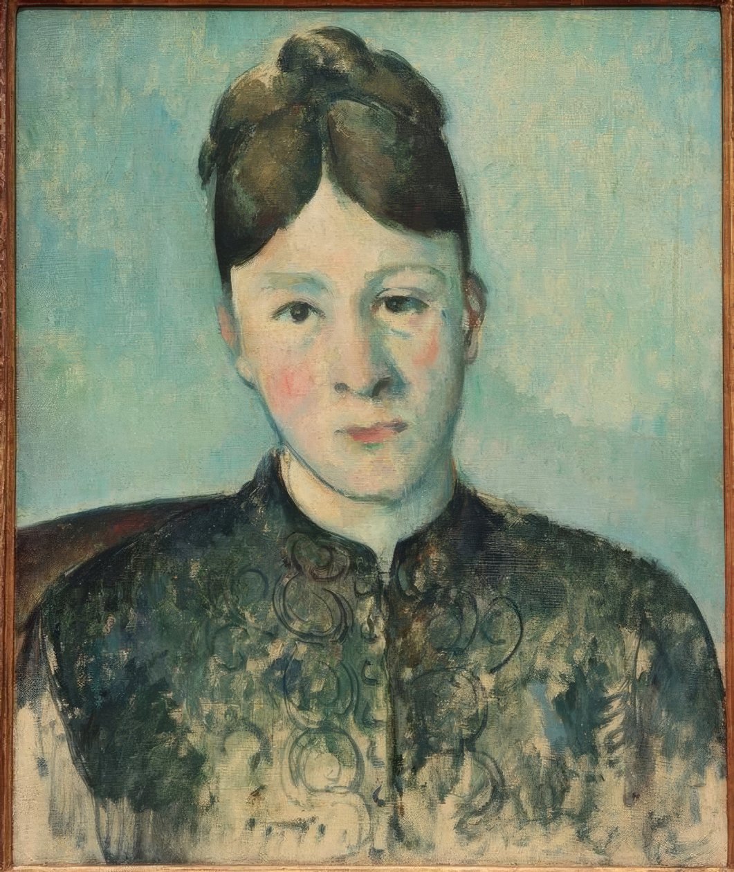 Madame Cézannen muotokuva tekijältä Paul Cézanne