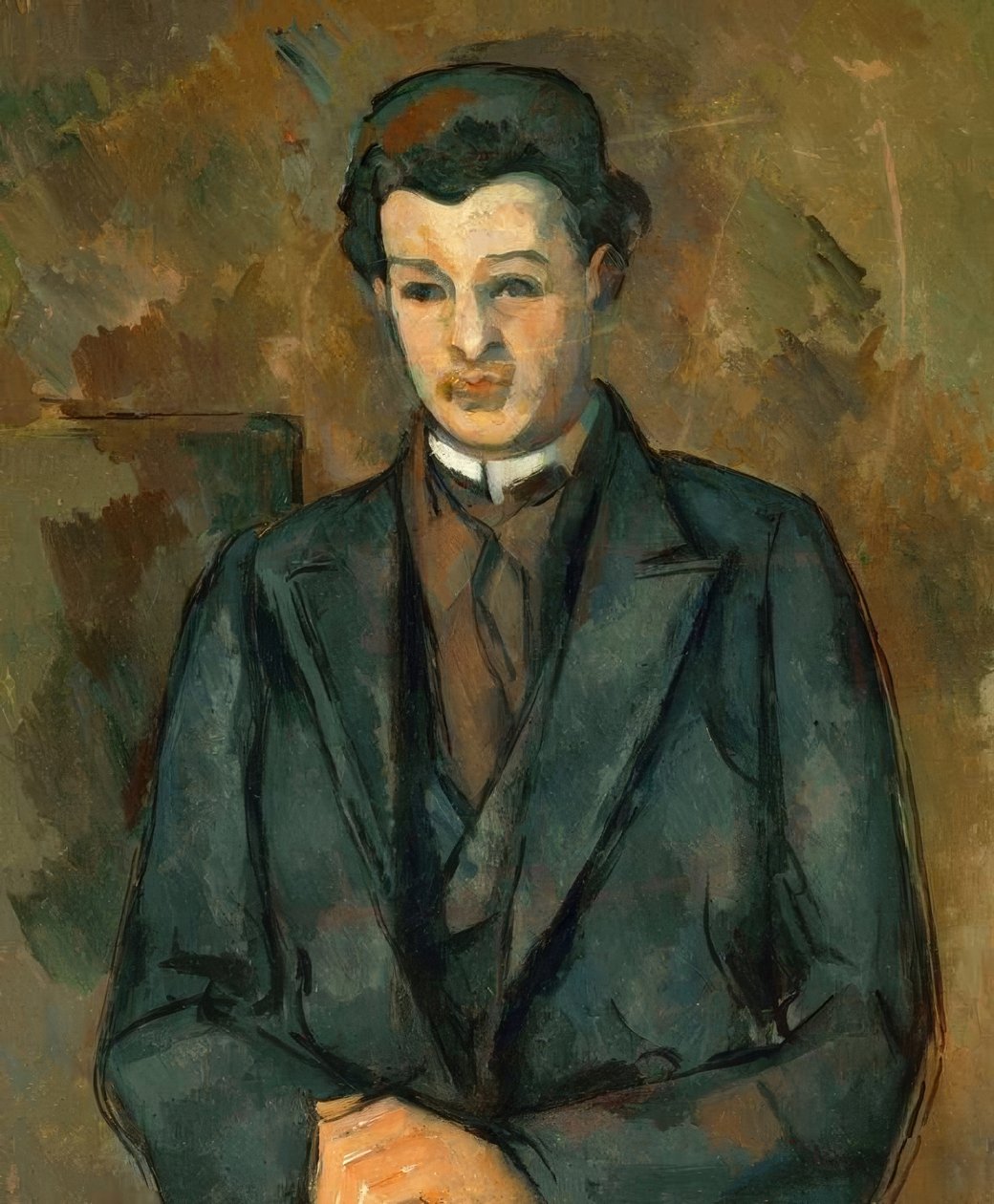 Maalari Alfred Haugen muotokuva tekijältä Paul Cézanne