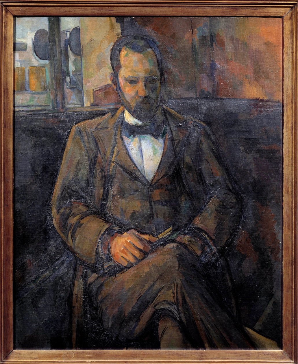 Ambroise Vollardin muotokuva (1866-1939) Paul Cezannen (1839-1906) taidekauppiasmaalaus 1899 su. 1x0,81 m Pariisi, Petit Palais Museum - Ambroise Vollardin (1866-1939), taidekauppiaan muotokuva. Paul Cezannen (1839-1906) maalaus 1899. 1x 0,81 m. Taidemaala tekijältä Paul Cézanne
