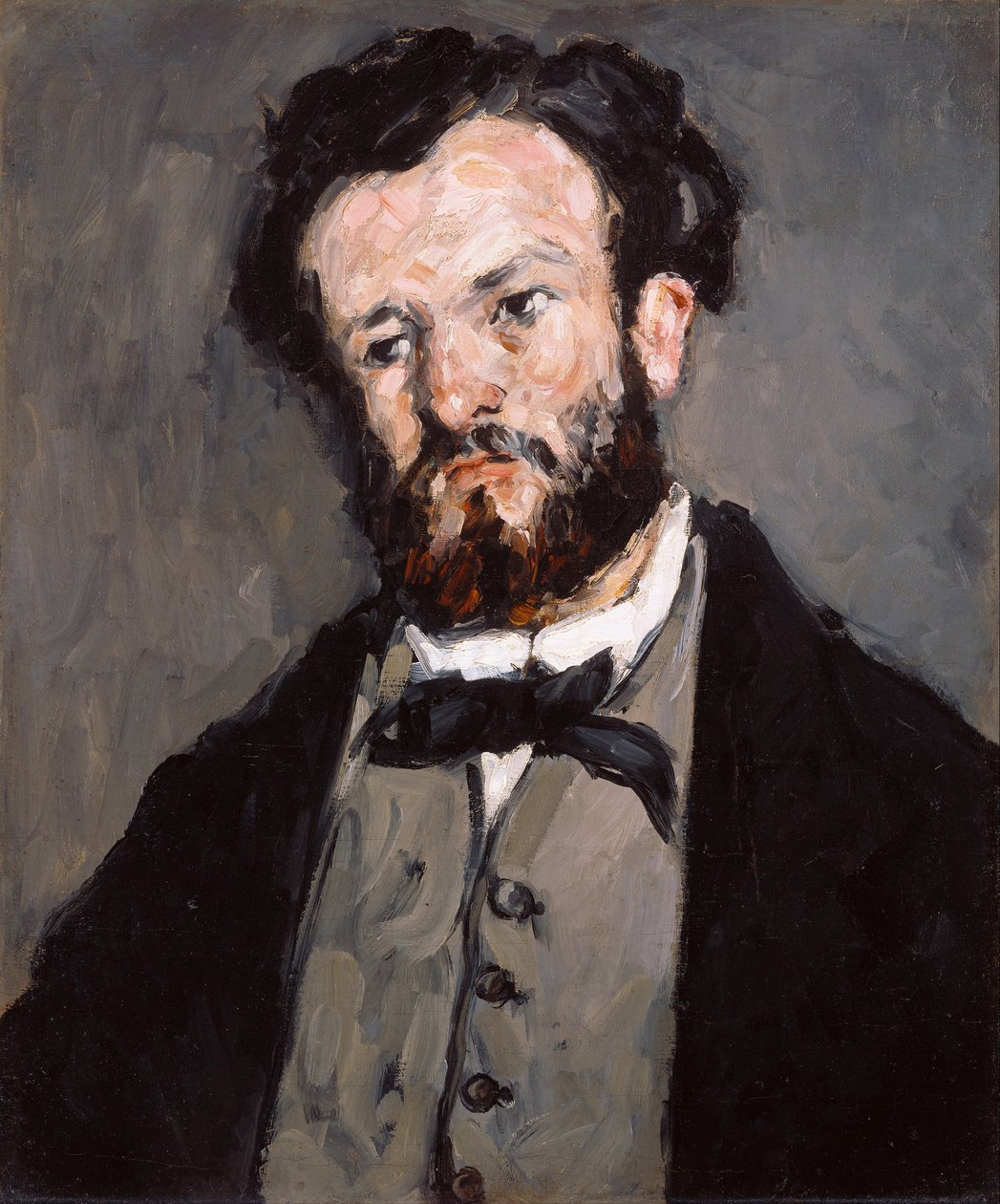 Anthony Valabrèguen muotokuva, 1869-1871 tekijältä Paul Cézanne