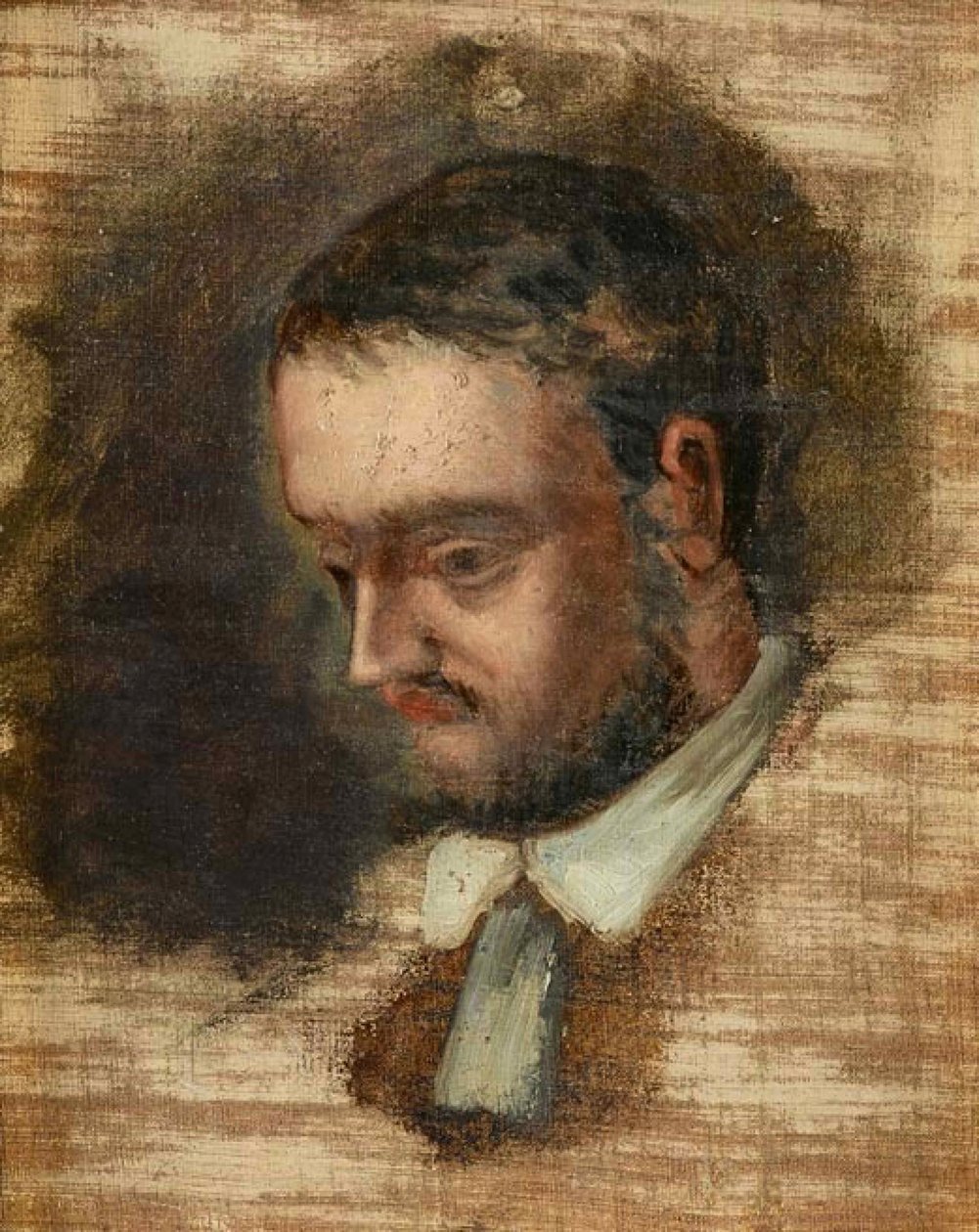 Émile Zolan muotokuva 1840-1902, noin 1862-1864. tekijältä Paul Cézanne