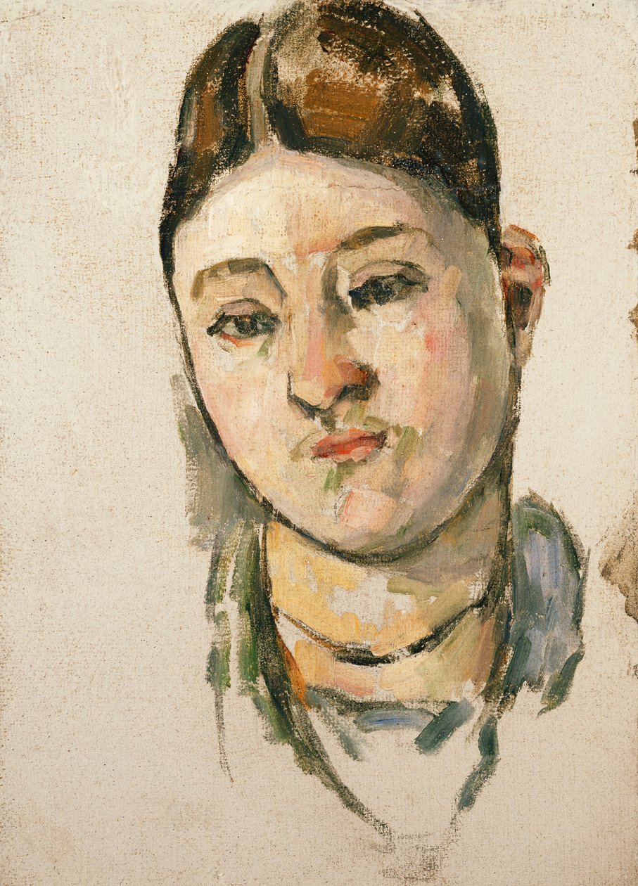 Madame Cezannen muotokuva; Madame Cezannen muotokuva, n. 1883 tekijältä Paul Cézanne