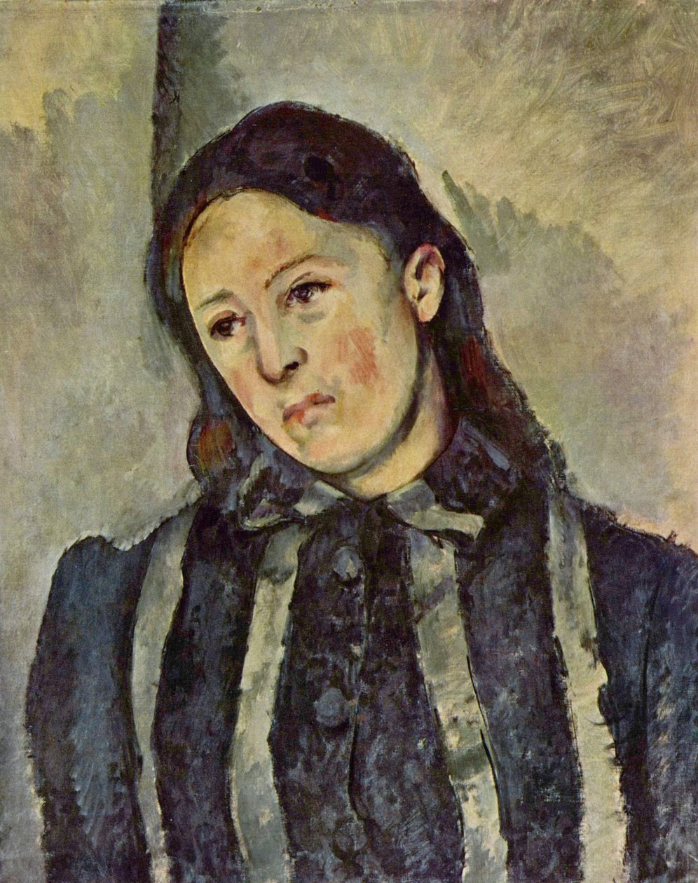 Madame Cézannen muotokuva tekijältä Paul Cézanne