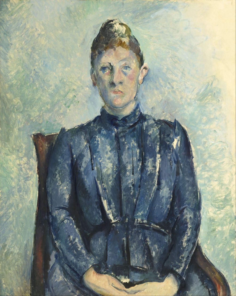Madame Cézannen muotokuva tekijältä Paul Cézanne