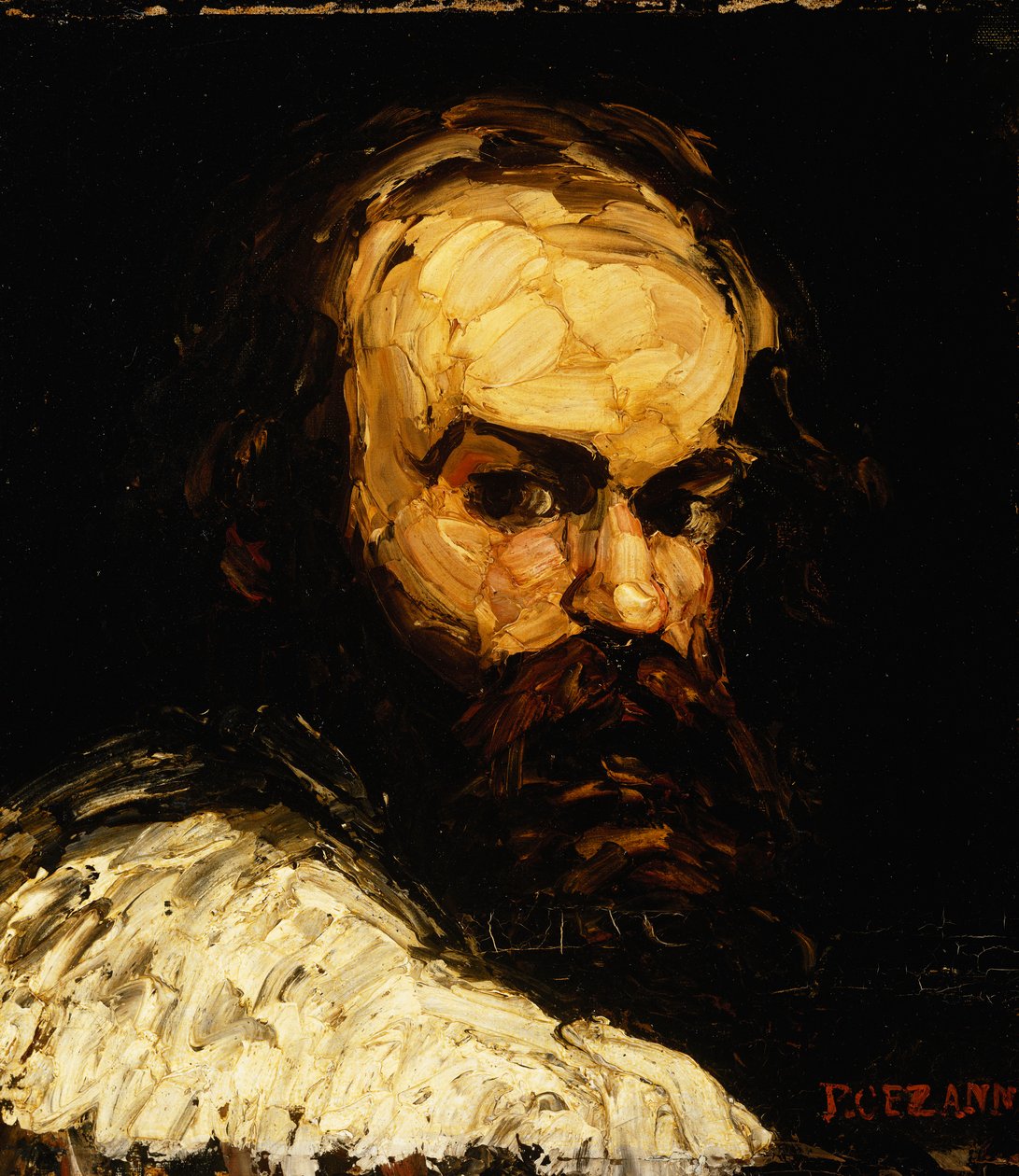 Taiteilijan muotokuva; Taiteilijan muotokuva, n. 1866 tekijältä Paul Cézanne