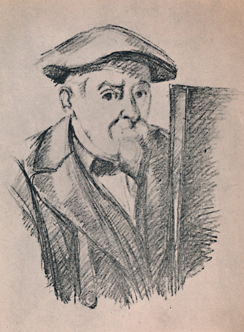 Taiteilijan muotokuva, n. 1900, 1946. tekijältä Paul Cézanne