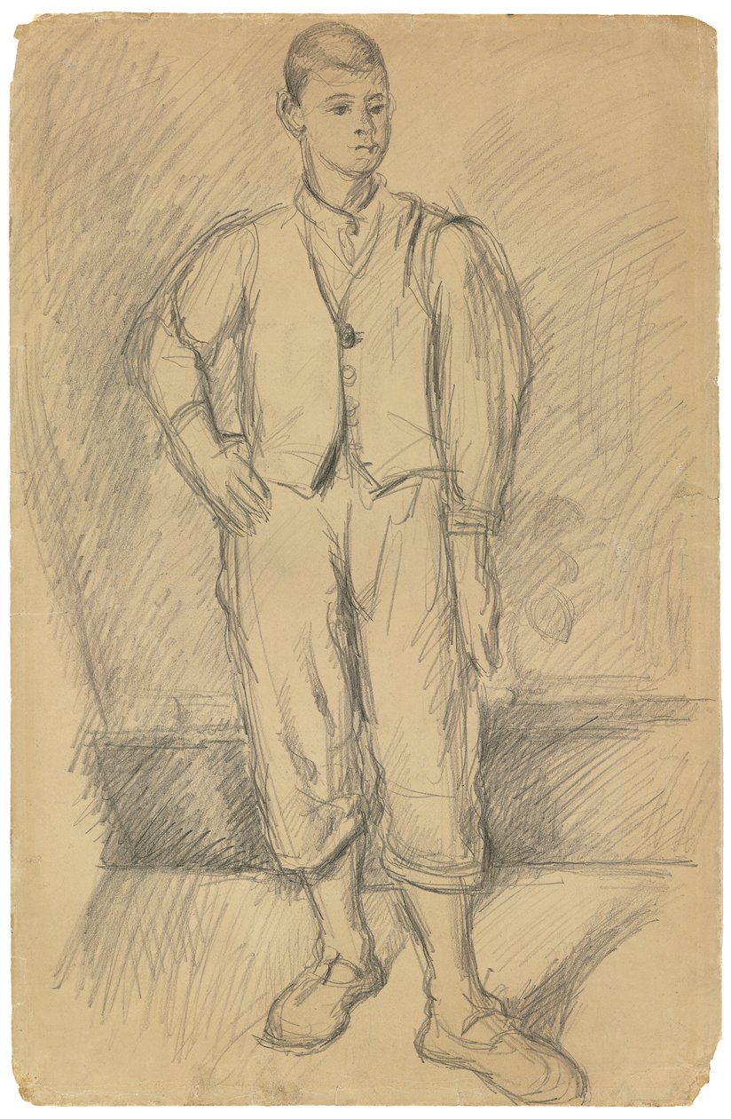 Taiteilijan pojan muotokuva; Taiteilijan pojan muotokuva, n. 1875-1885 tekijältä Paul Cézanne