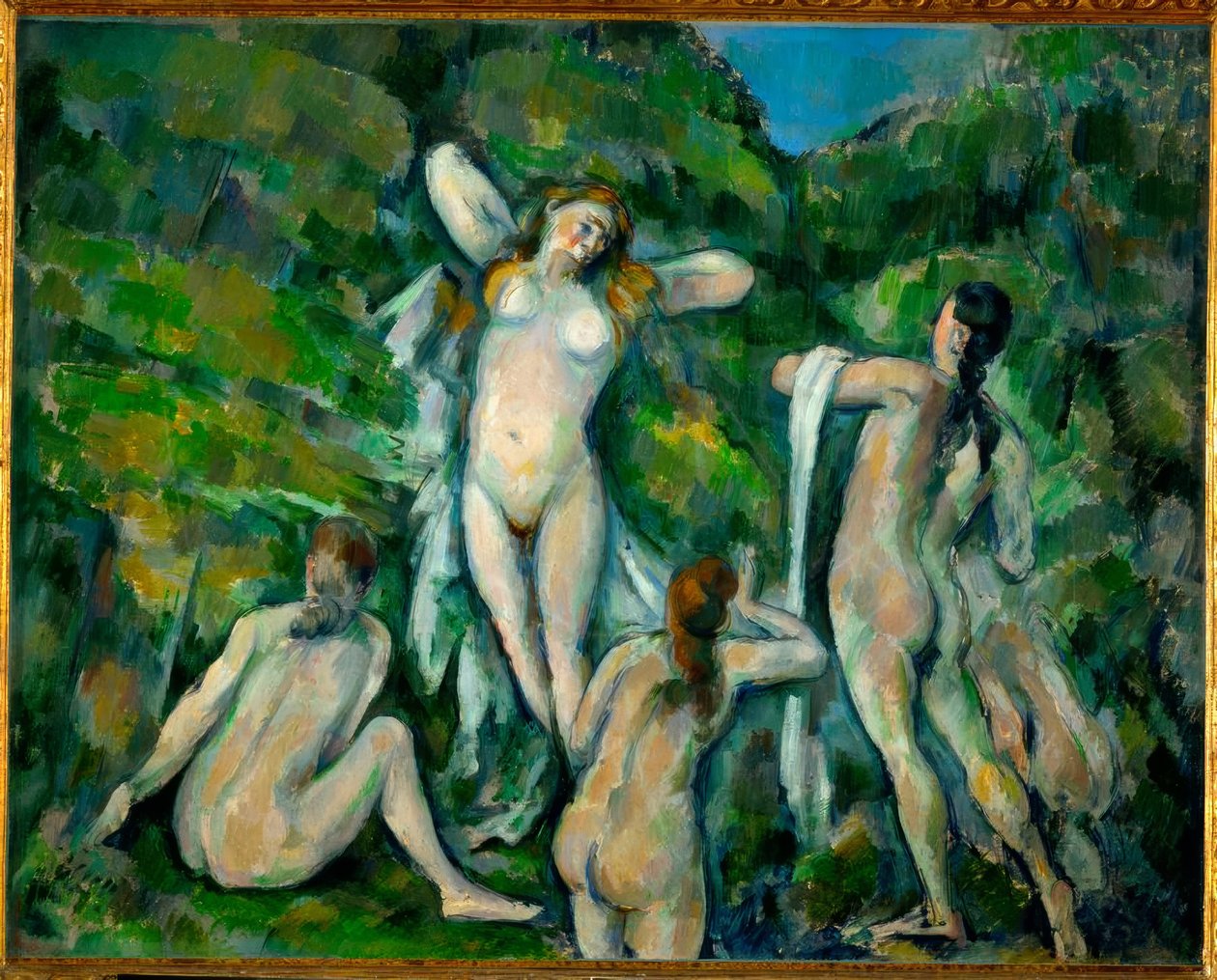 Quatre baigneuses tekijältä Paul Cézanne