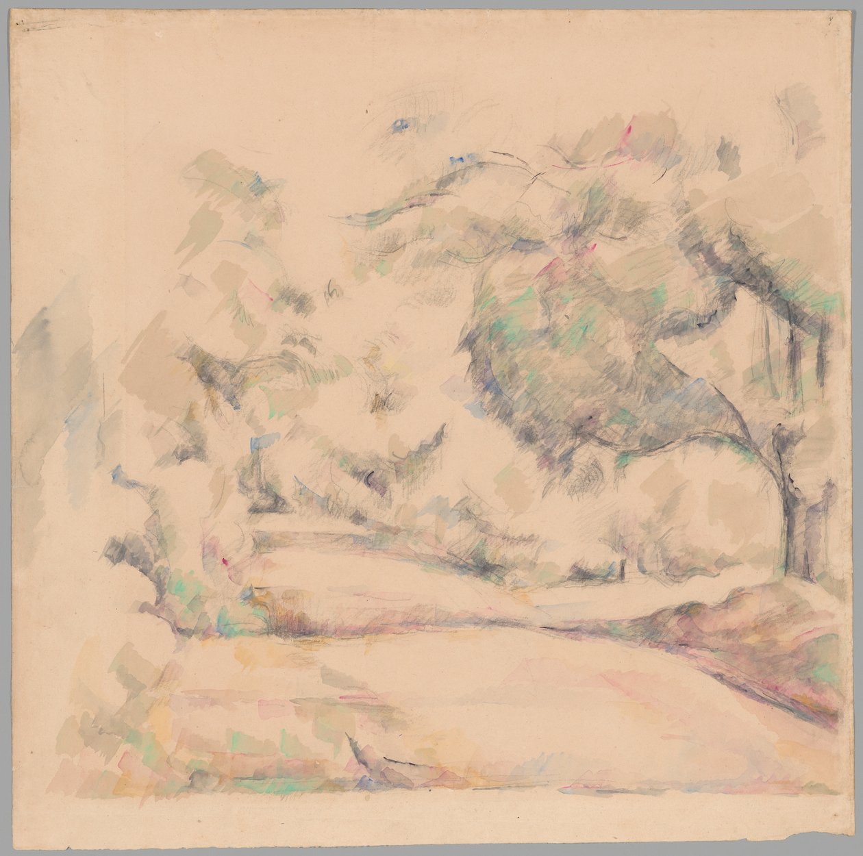 Road Provencessa tekijältä Paul Cézanne