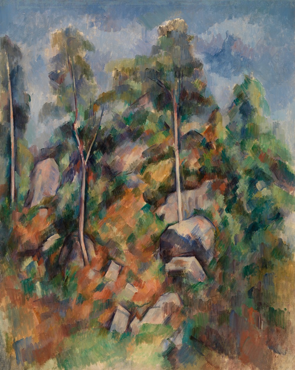 Kiviä ja puita tekijältä Paul Cézanne