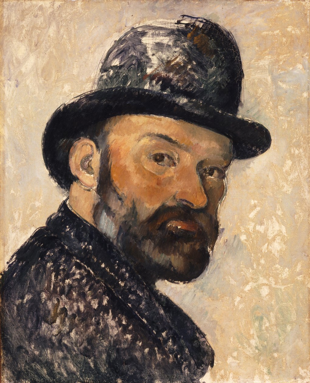Omakuva keilahatulla, 1885-1886. tekijältä Paul Cézanne