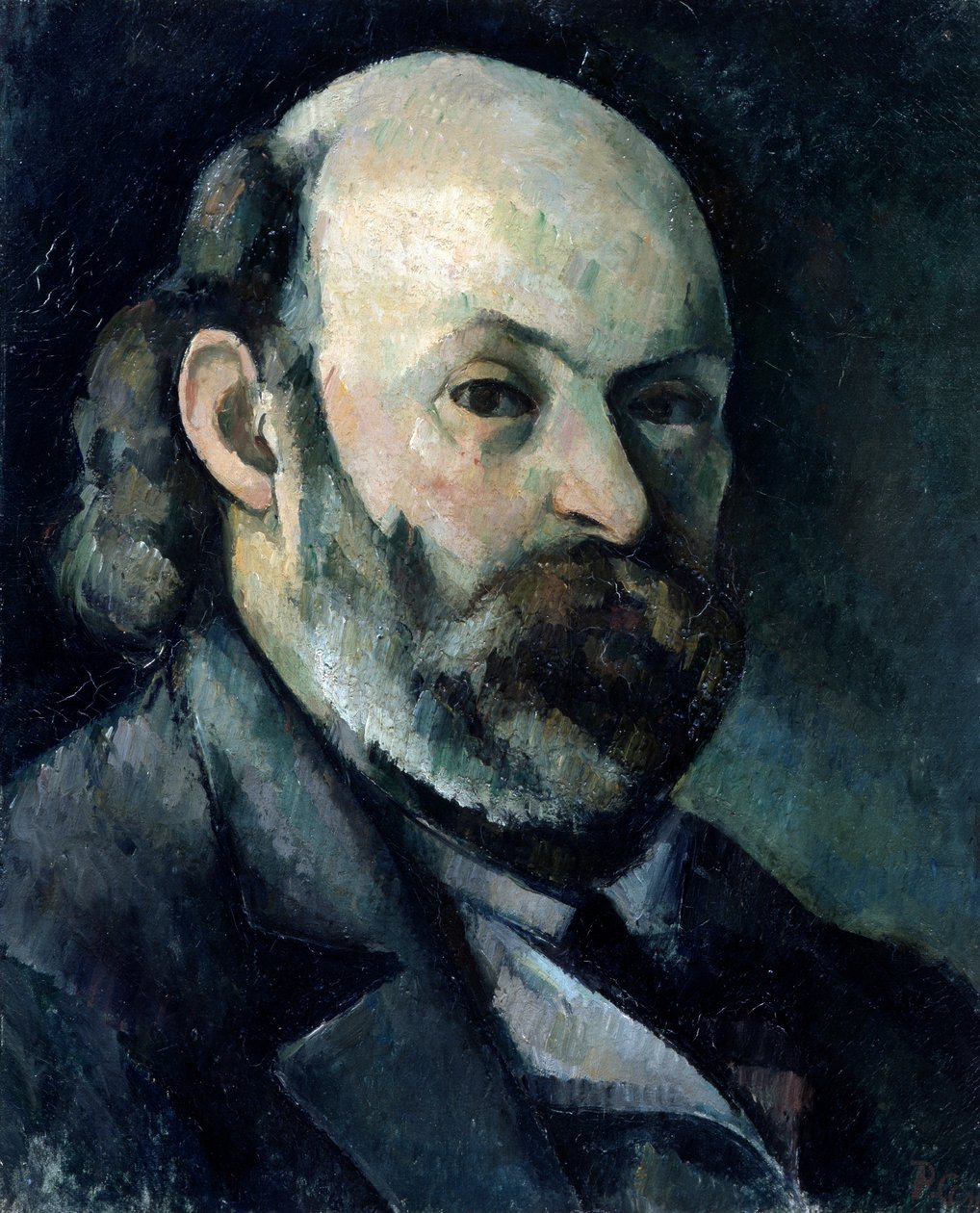 Omakuva, 1882-1885 tekijältä Paul Cézanne