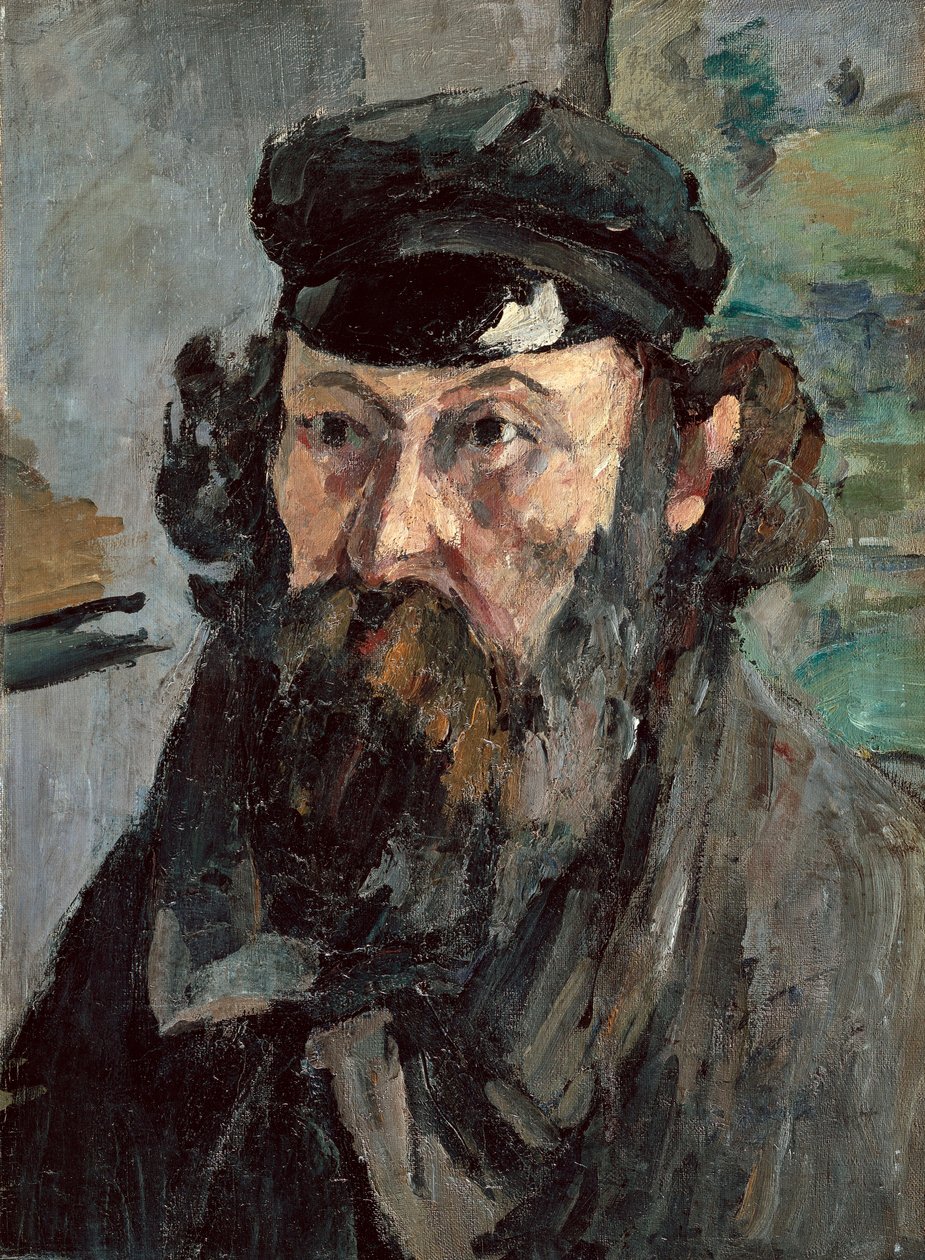 Omakuva hatun kanssa tekijältä Paul Cézanne