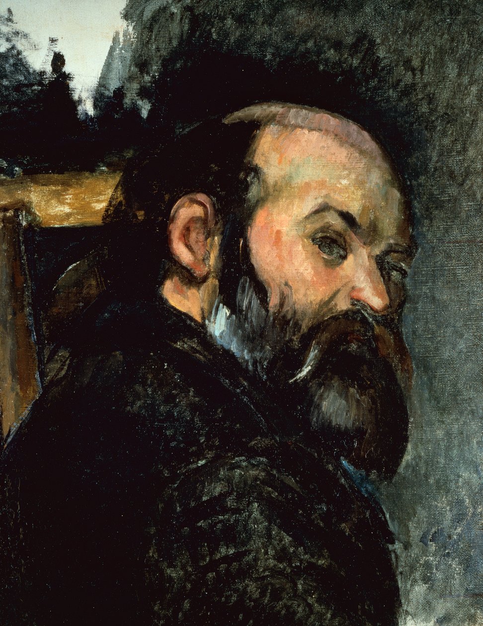 Omakuva (öljy kankaalle) tekijältä Paul Cézanne