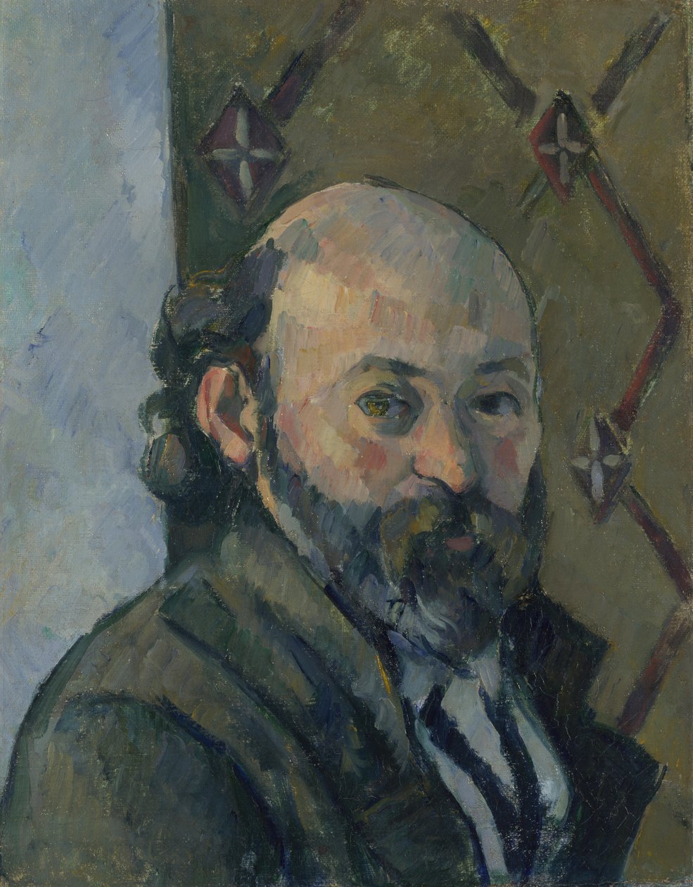 Omakuva, c. 1880 tekijältä Paul Cézanne