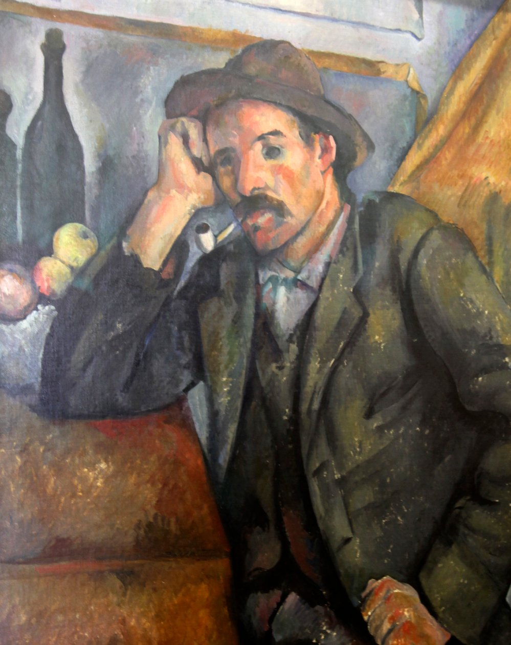 "Smoker", c1890-c1892 tekijältä Paul Cézanne