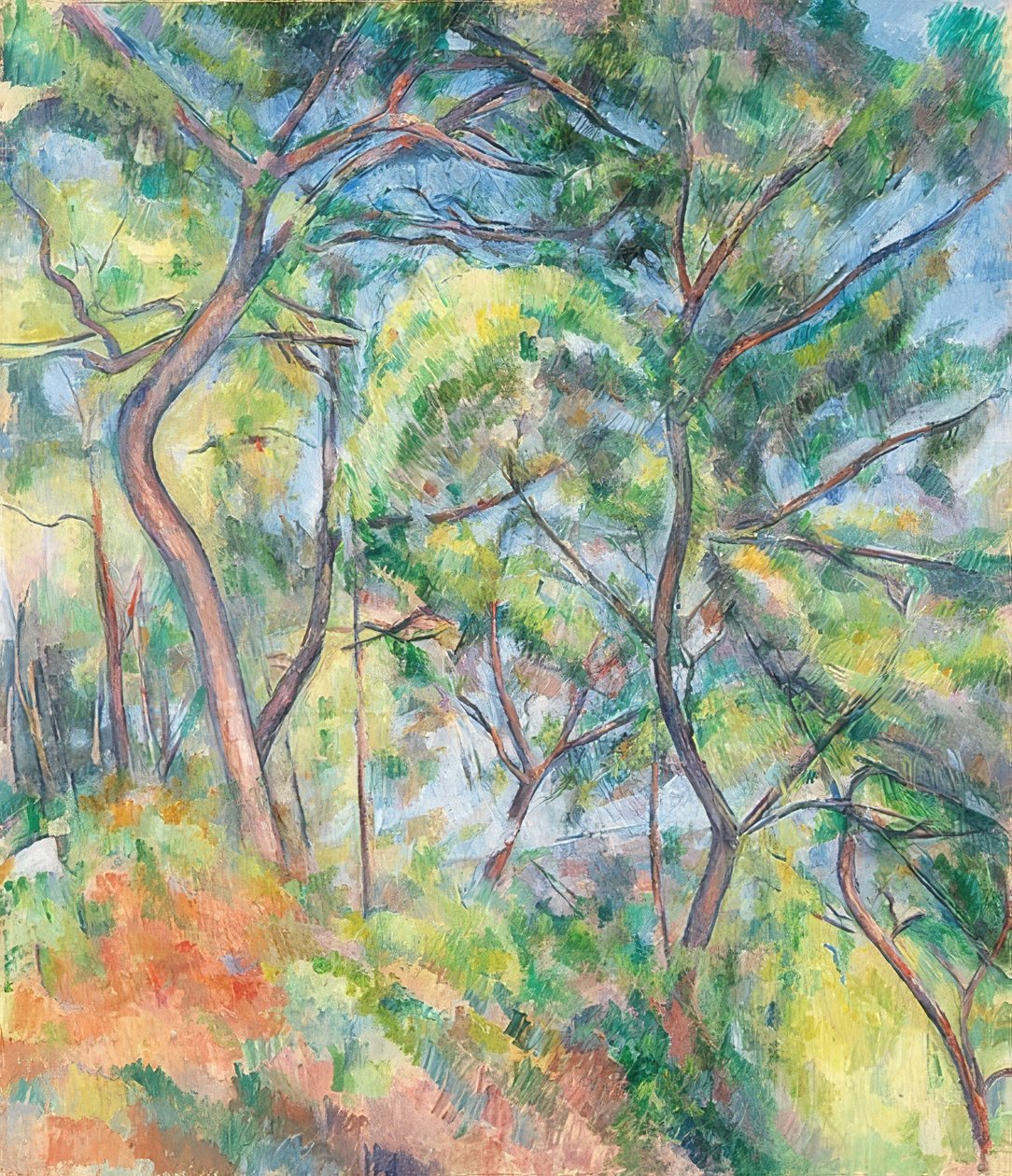Aluskasvillisuus. Öh 1894 tekijältä Paul Cézanne