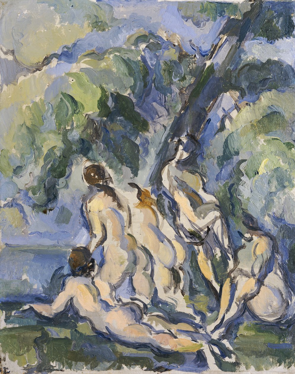 Study for The Large Bathers, n. 1902-06 tekijältä Paul Cézanne