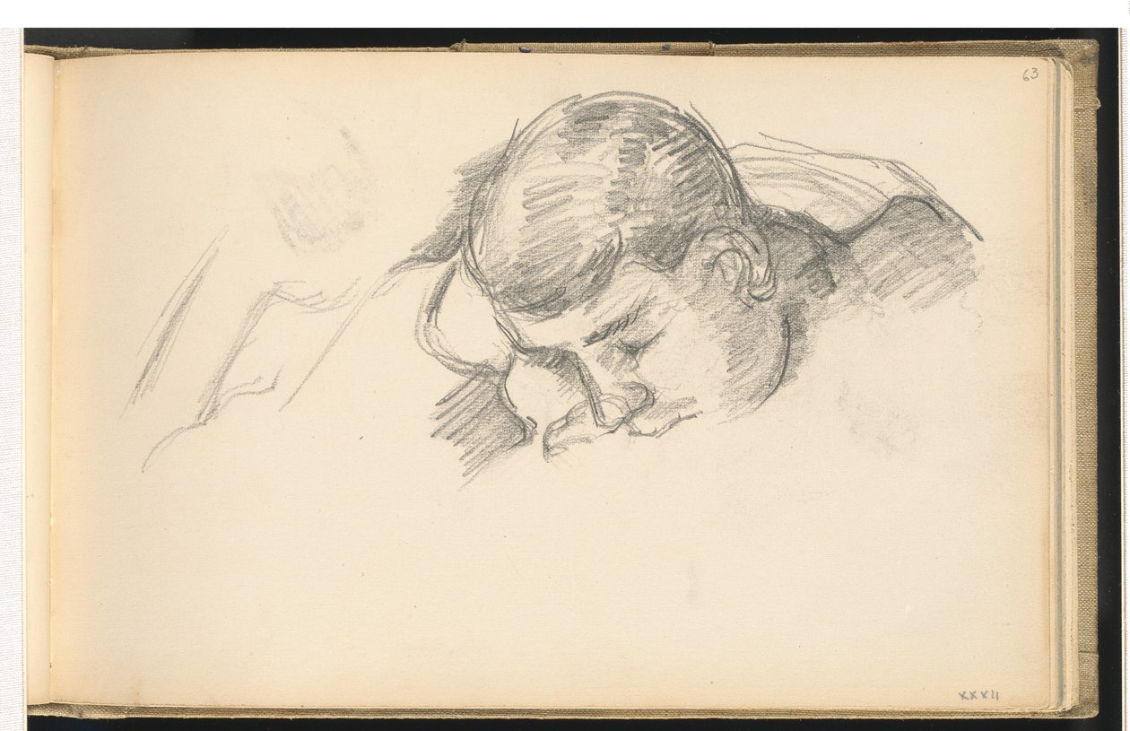 Taiteilijan poika lukeminen, n. 1887. tekijältä Paul Cézanne