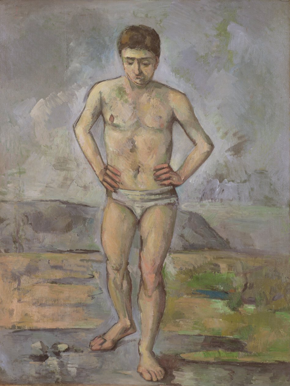 The Bather, n. 1885 tekijältä Paul Cézanne