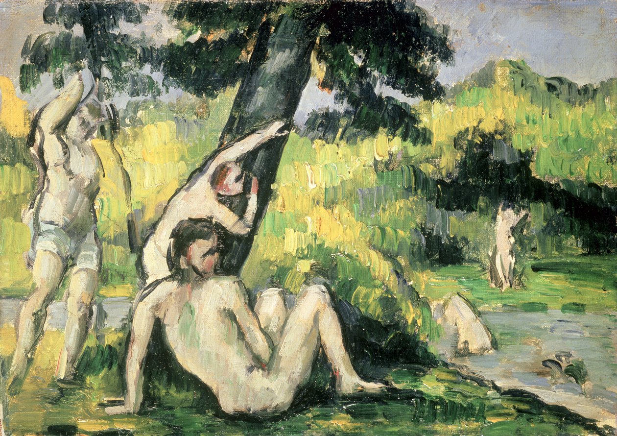 Uimapaikka tekijältä Paul Cézanne