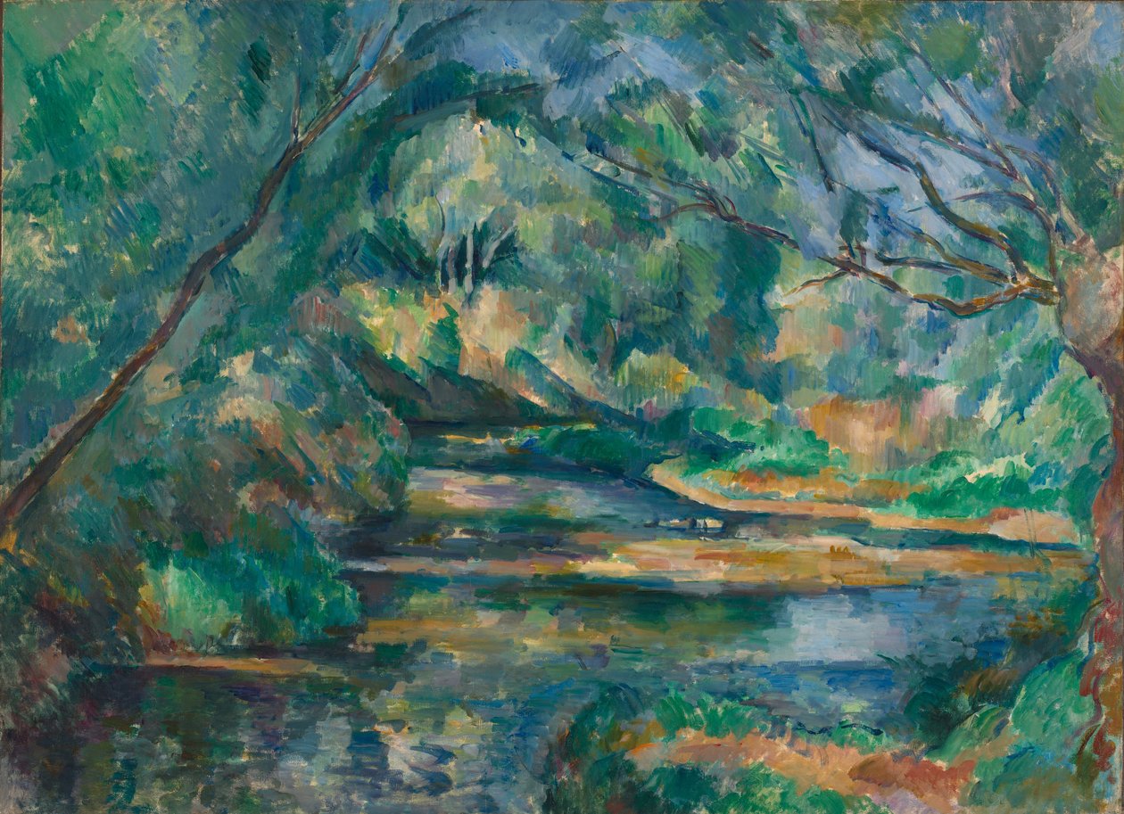 The Brook, noin 1895-1900 tekijältä Paul Cézanne