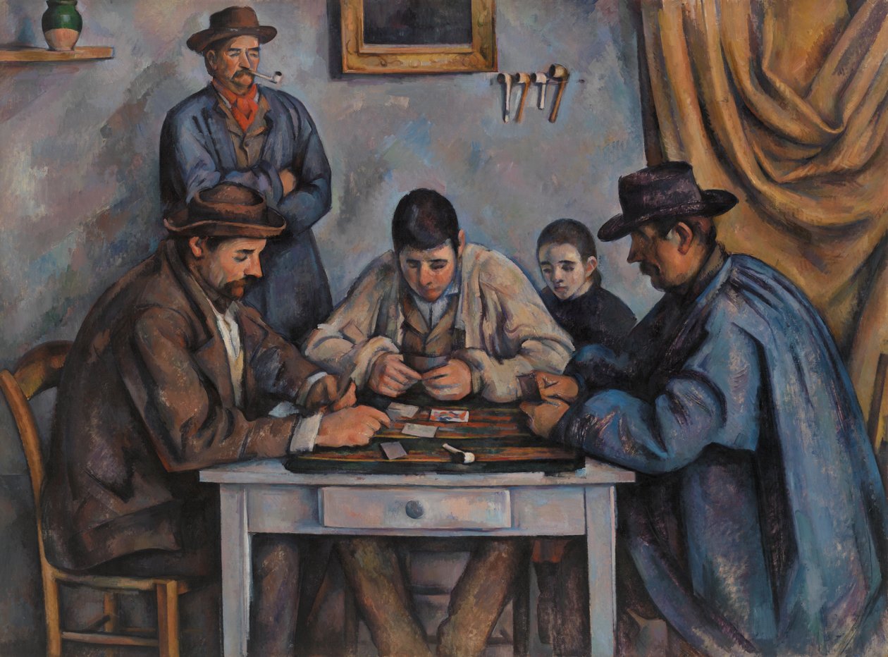 Kortinpelaajat tekijältä Paul Cézanne