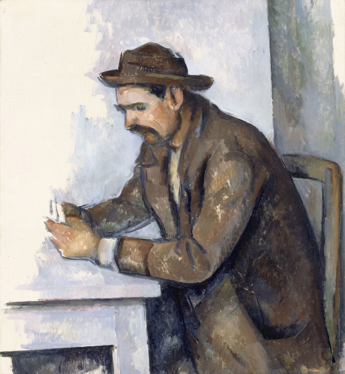 Kortinpelaaja, 1890-1892 tekijältä Paul Cézanne