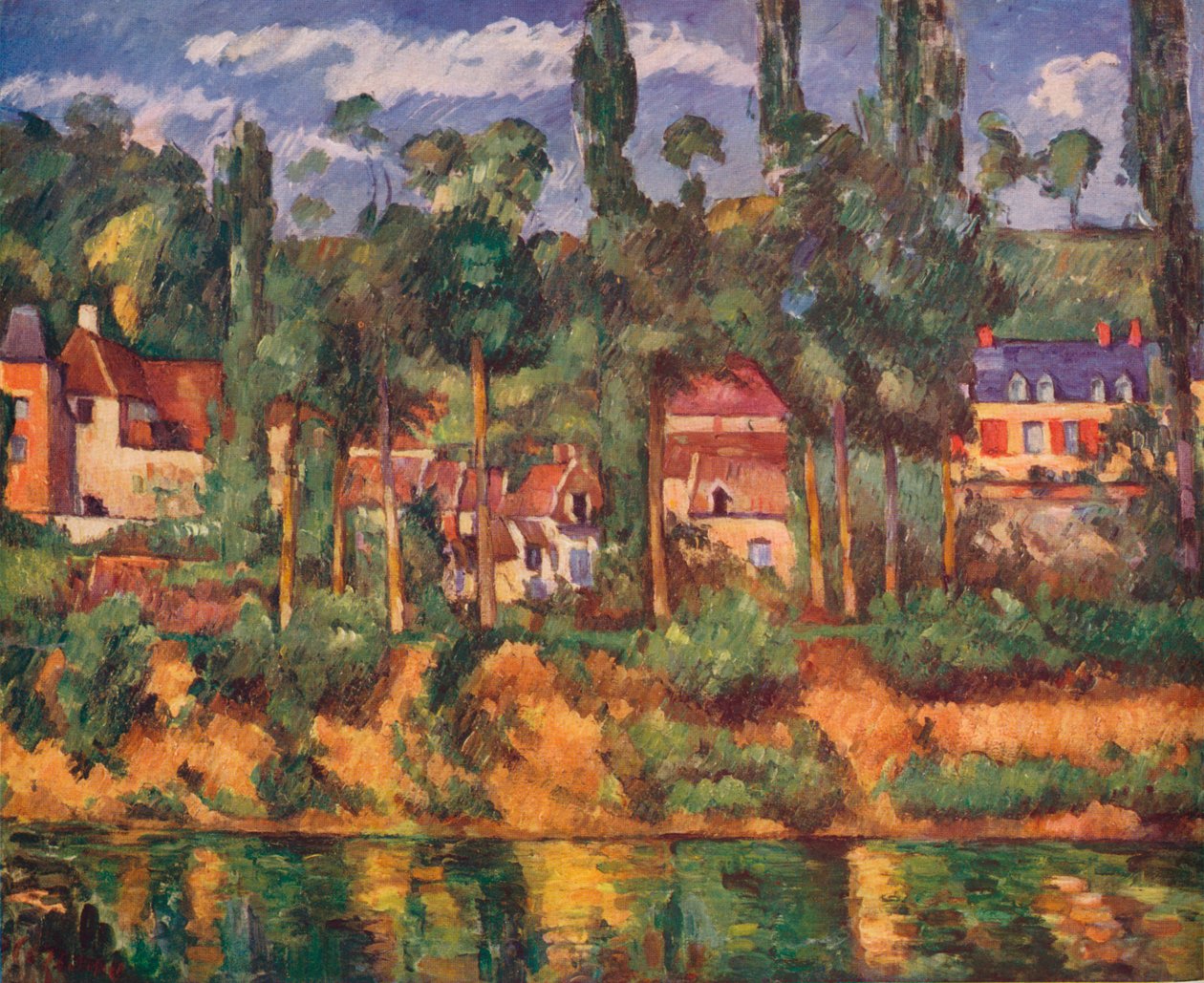 The Chateau of Medan, c1880, 1936 tekijältä Paul Cézanne