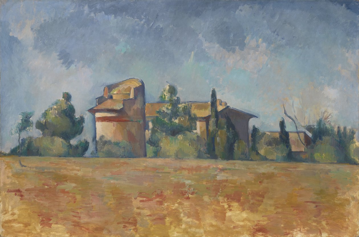 Bellevuen kyyhkyläkirkko, 1888-92 tekijältä Paul Cézanne