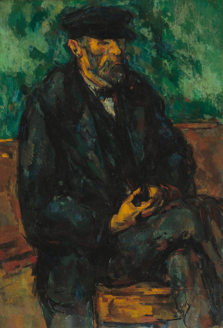 Puutarhuri Vallier, 1906. tekijältä Paul Cézanne