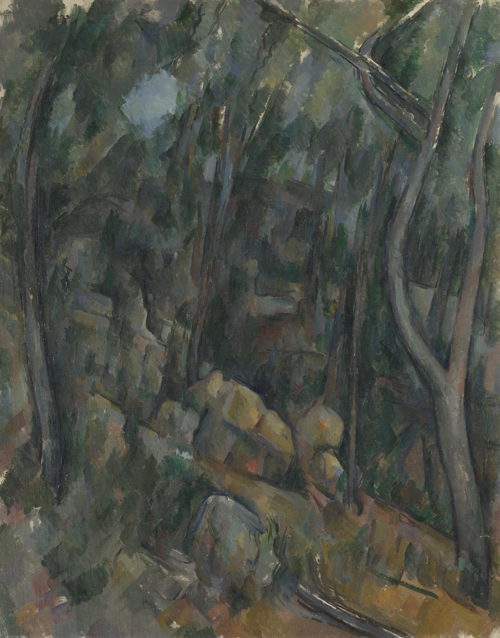 Château Noirin alue, um 1900-1904 tekijältä Paul Cézanne