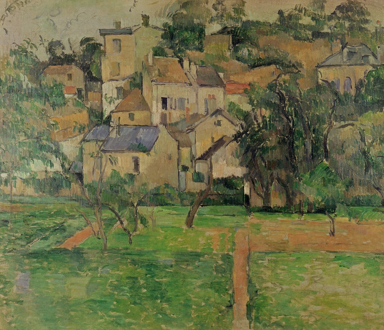 Pontoisen Eremitaaši, 1884 tekijältä Paul Cézanne