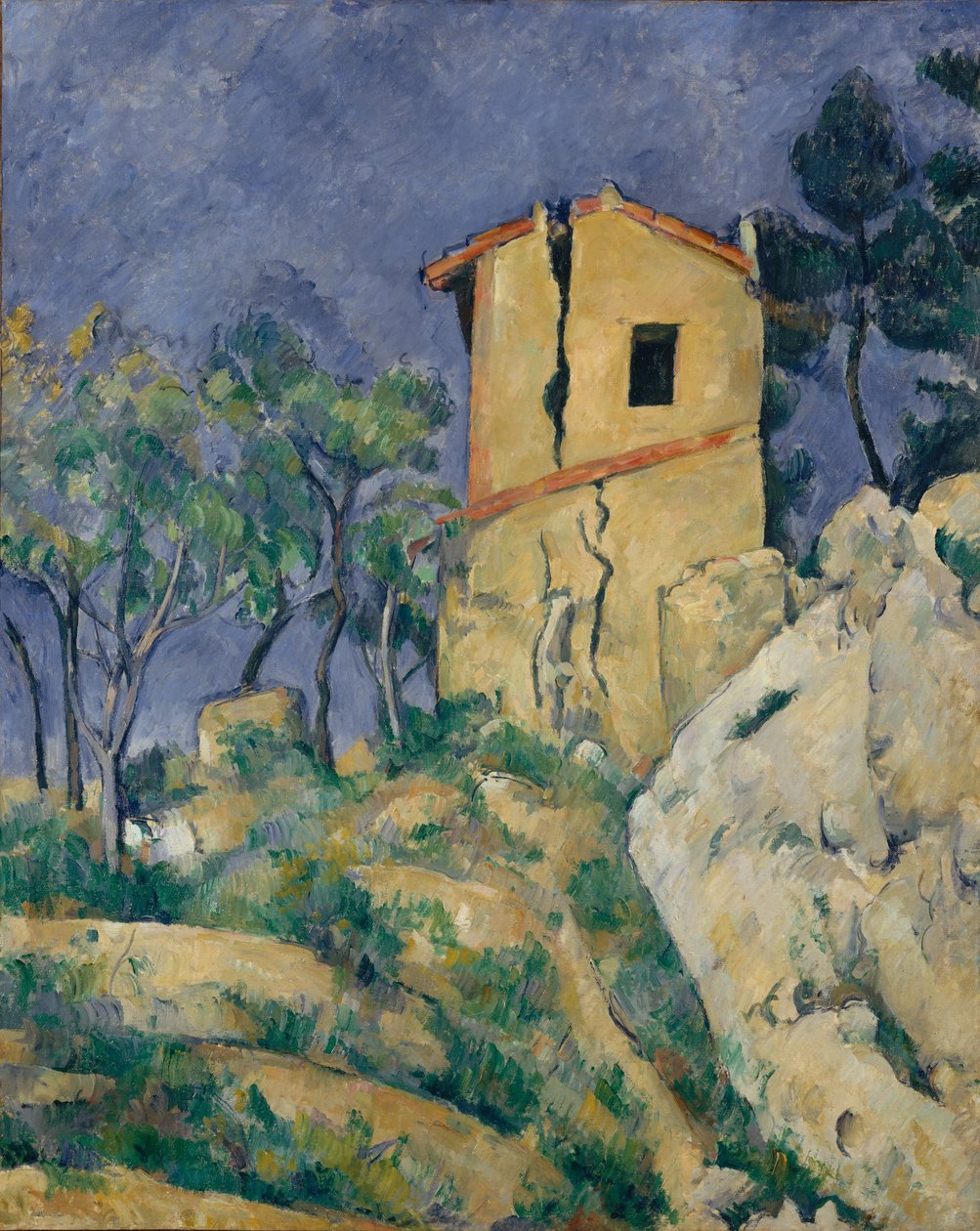 Talo murtuneiden seinien kanssa, 1892-94. tekijältä Paul Cézanne