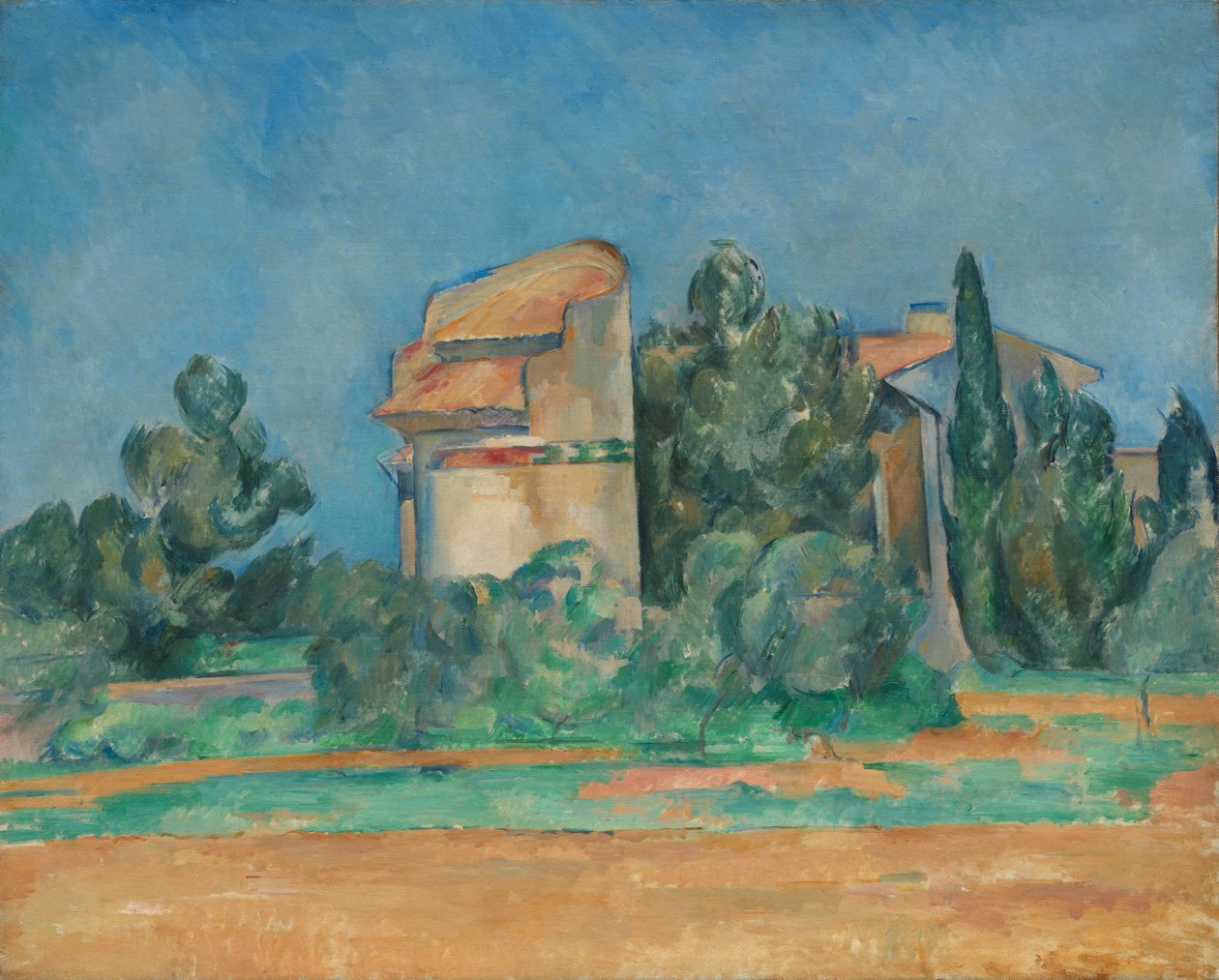 Pigeon Tower Bellevuessa, 1890. tekijältä Paul Cézanne