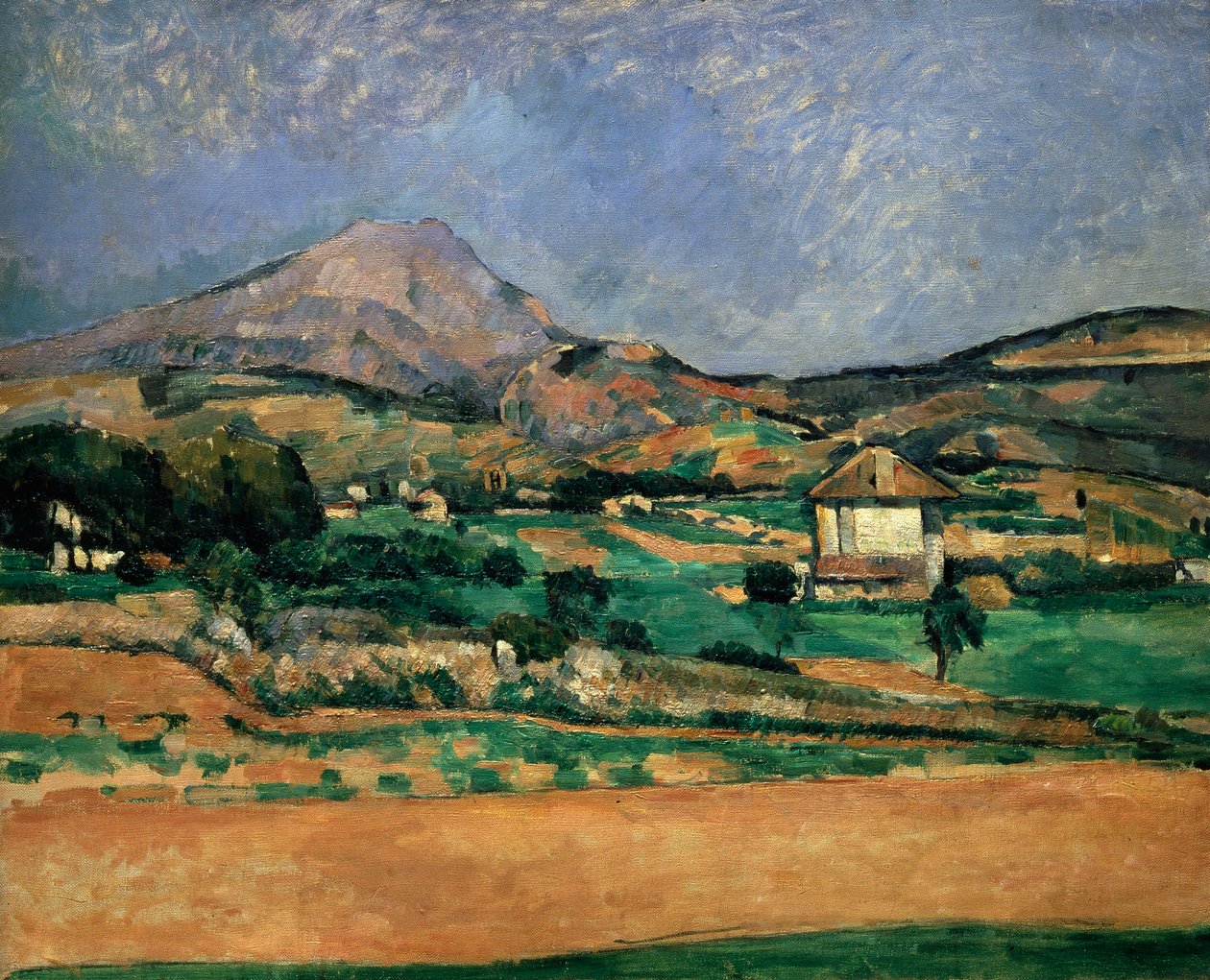 Mont Sainte-Victoiren tasango, 1882-1885. tekijältä Paul Cézanne